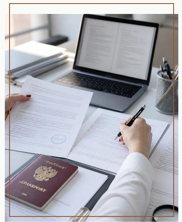 Перевод документов для визы в Ирбите с нотариальным заверением