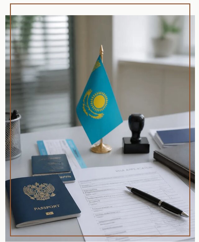Оформление визы в Казахстан для поездки и работы в Ирбите