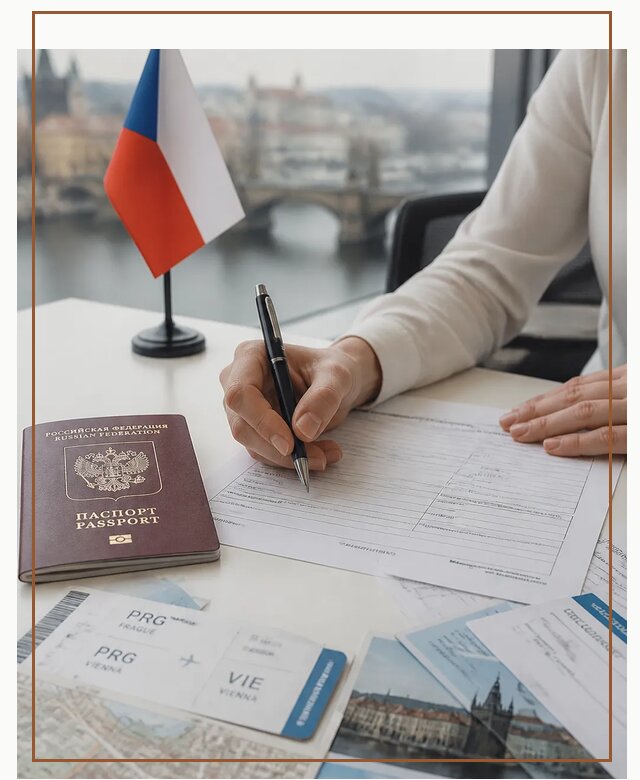 Оформление визы в Чехию под ключ для поездки в Ирбите